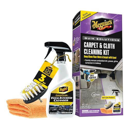 Meguiar's Carpet & Cloth Kit,This Car Care Kit includes a Premium Fabric & Carpet Cleaner and...