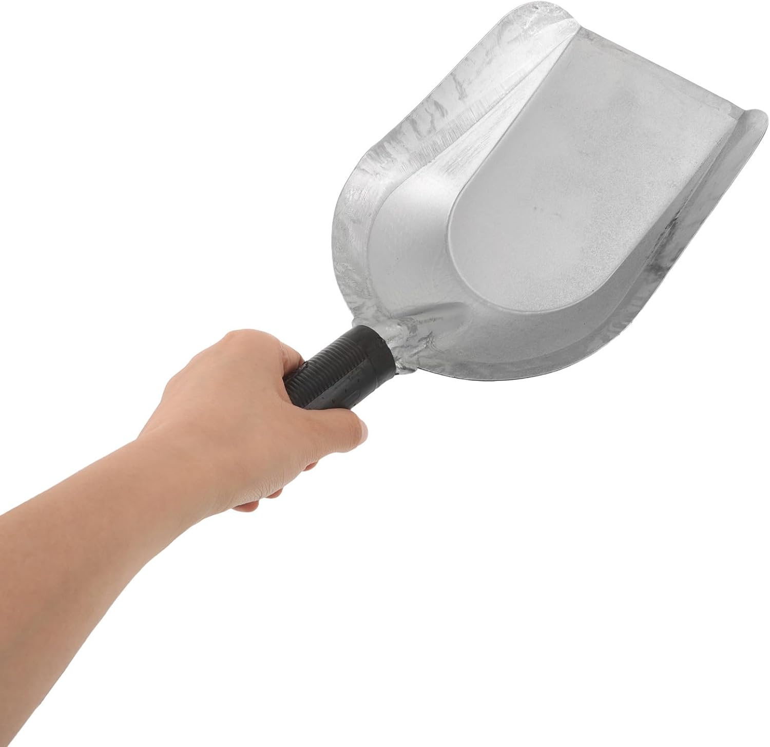 VICASKY Heavy Duty Outdoor Garden Spade with Ergonomic Rubber Grip, Curved Stainless Steel Hand Trowel for Seamless Soil Penetration and Flower Digging in Yard and Greenhouse Gardening