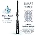 Sonic-FX Solo Electric Toothbrush - 3 Brushing Modes - with Intelligent Auto-Timer, Includes 2 Tooth Brush Heads, and 1 Interdental Head, Rechargeable, Electronic Charging/Storage Base (Black)