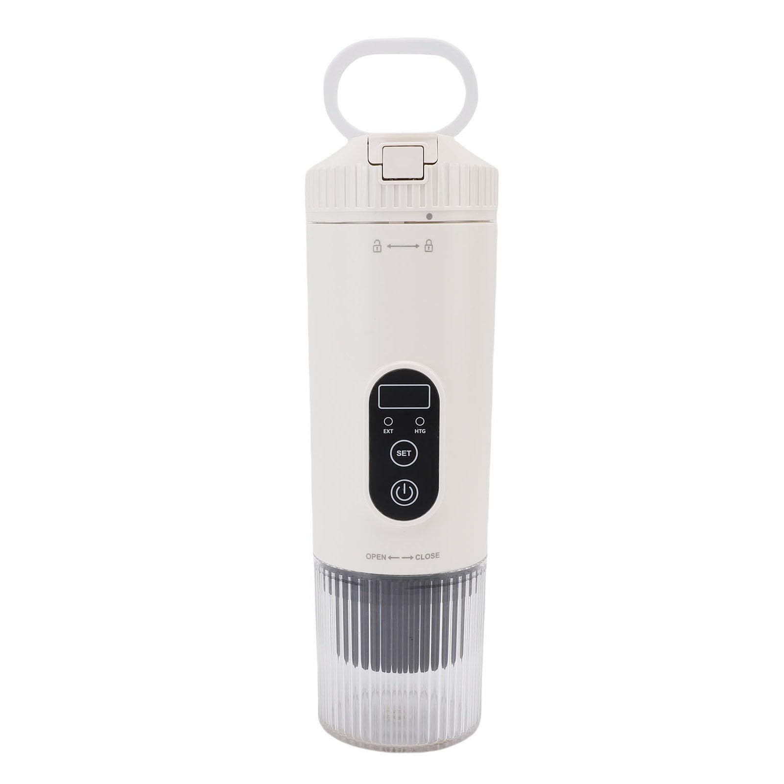 Naroote Cafetera Portátil, Cafetera Eléctrica Espresso, Cafeteras A Presión De 21 Bares con Carga Tipo C, Ideal para Cápsulas DolceGusto Café Molido, Viajes Camping Oficina (WHITE)