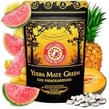 Yerba Mate Green Melon de Guava 500g – Brasilianische Yerba Mate-Tee mit Melone, Guave, Jackfrucht, Ananas & Kokos - Exotisch & fruchtig - Luftgetrocknet, vegan