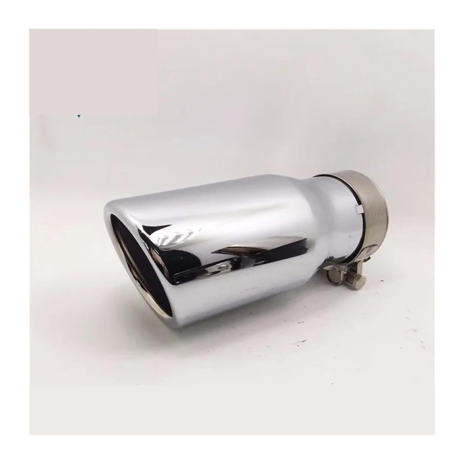 Para Wrangler Silenciador Escape Especial Coche Tubo Modificado Entrada 60-63mm Longitud Punta 185mm Final Silbato Coche Escape Tubo Silenciador