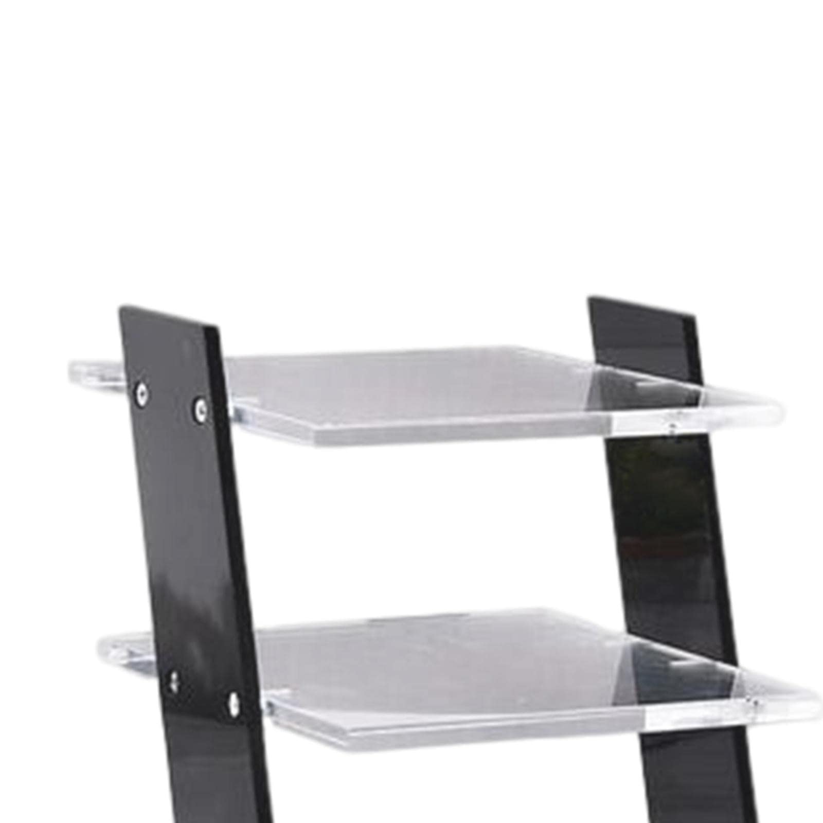 Brillenständer mit 4 Ebenen, Acryl, für Sonnenbrillen, Dekoration, Schwarz
