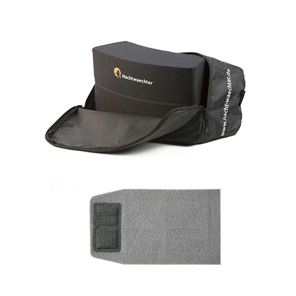 Nachtwaechter Rallonge Velcro et Sac de Voyage pour Gilet de Nuit, Ensemble Anti-ronflement