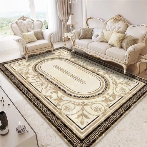 Tapis de sol gris floral 100x160cm vintage antidérapant pour chambre et balcon