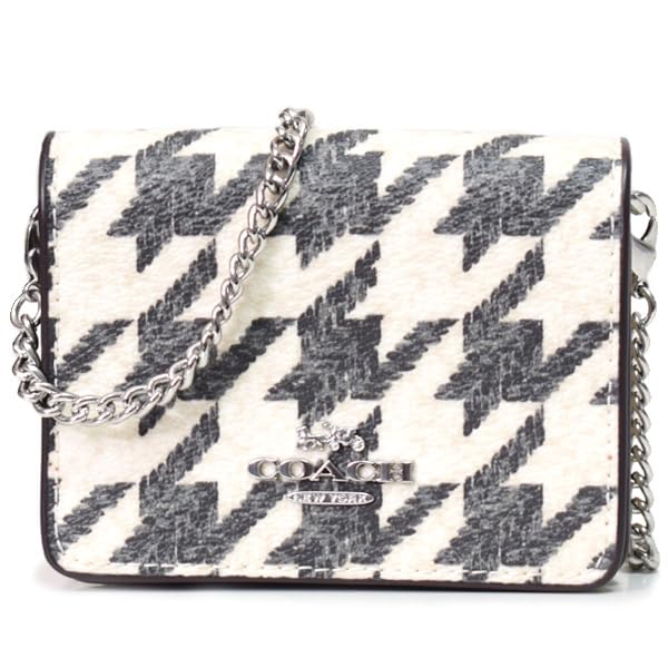Amazon.co.jp: コーチ カードケース COACH レザー 千鳥柄 千鳥格子 