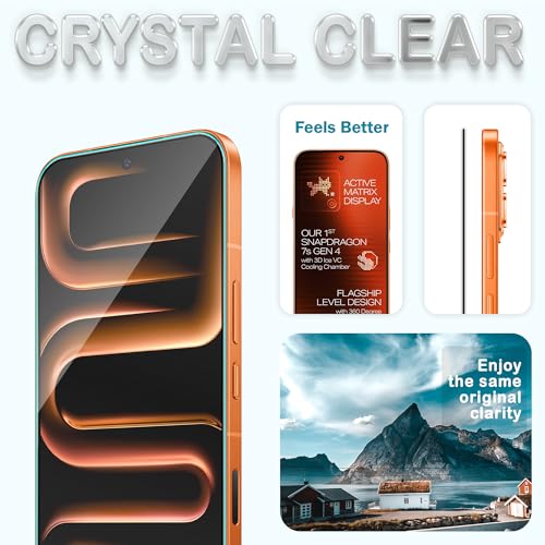 Image of FIRST MART Tempered Glass for Infinix Note 60 Pro, 9H 0.3 mm Full-Glue Screen Protector with Cable Protector, 3D Edge-to-Edge, HD Clear, Case-Friendly, Black, Pack of 1
