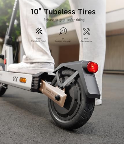 Image of NAVEE G5 Series Electric Scooter, 1000W Peak Motor, 20 mph Fast Speed, 43 Miles Range, 10 inch All-Terrain Solid Tires