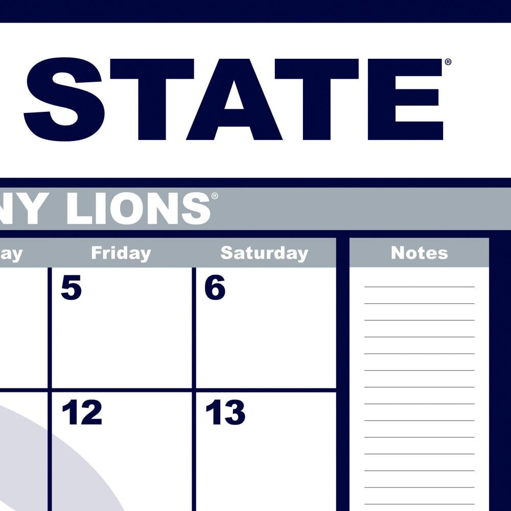 Amazon.com : Turner Sports Penn State Nittany Lions 2024 22X17 Desk Calendar  (24998061487) : Office Products