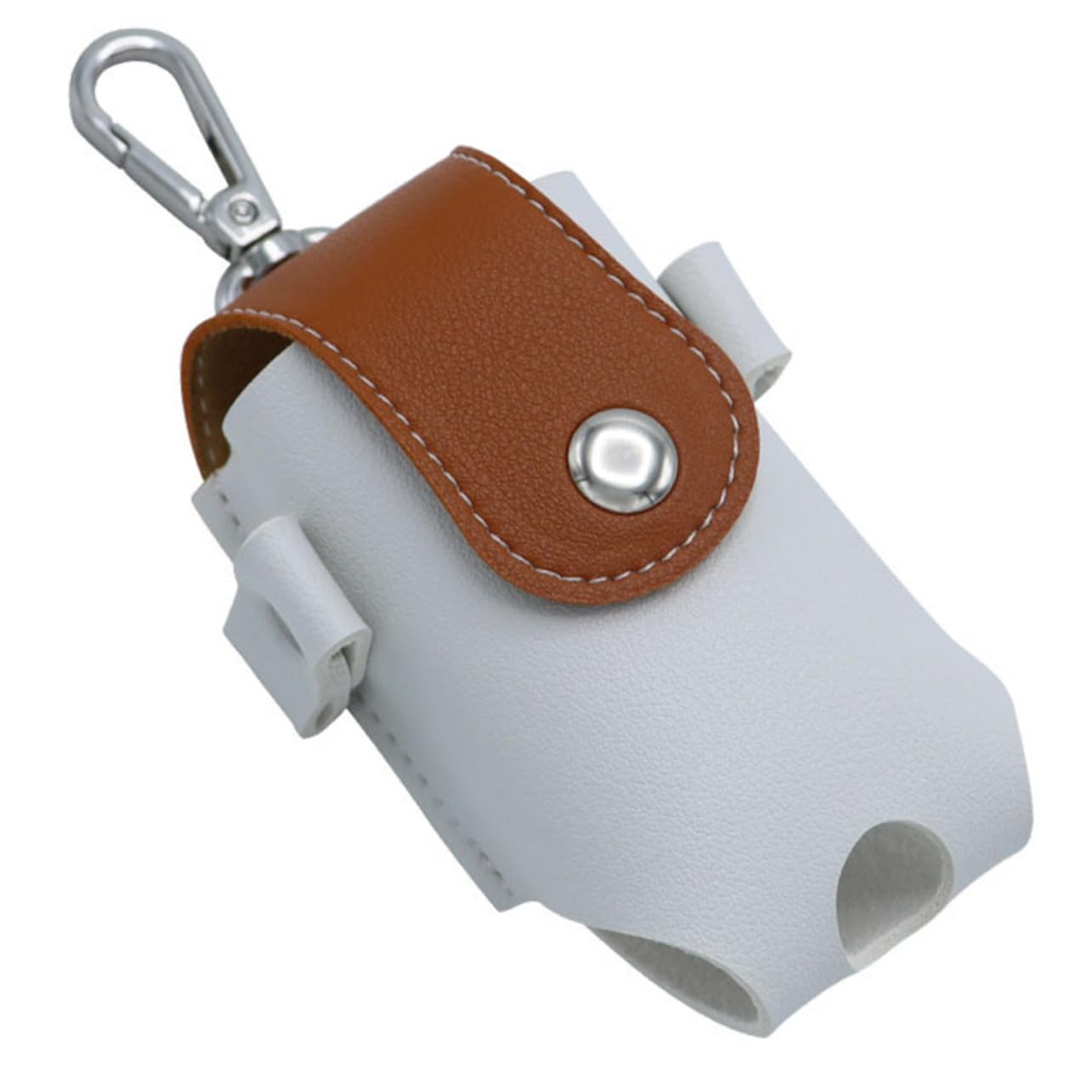 Abaodam Reusable Golf Ball Holder Convenient PU Golf Ball Storage Pouch Organizer Bag for Golfing Accessories and Design for Easy Carrying