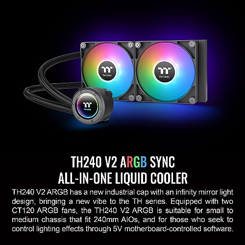 THERMALTAKE TH240 ARGB Sync Kit watercooling - vue 3