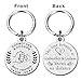 MXRSDF Godmother Gifts from Godson, Mothers Day Godparent Keychain for Birthday Christmas, Metal Engraved