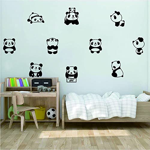 Vinilo Decorativo de Pared Panda Pequeño 10 Pzs 86x163 cm miniatura 5