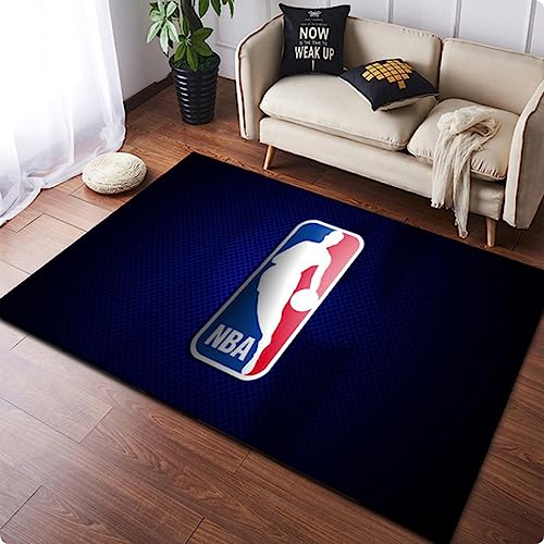 NUTANS Basketball NBA-Logo Teppich Fußmatte Schlafzimmer Bodendekoration Wohnzimmer Teppich...