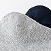 Cotton Diabetic Socks for Men 7-11 | 4 Pairs | Wide Non Binding Ankle Socks Quarter Length | Edema Neuropathy Socks | Black,Blue, White,Gray