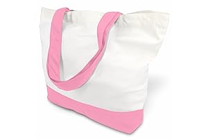TOPDesign Super Strong Large 12oz Cotton Canvas Tote Bag