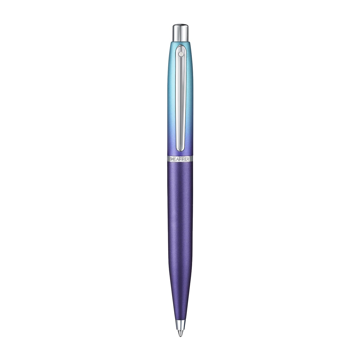 Sheaffer Expressions VFM 9430 - Bolígrafo, color azul y morado perlado degradado con bordes cromados