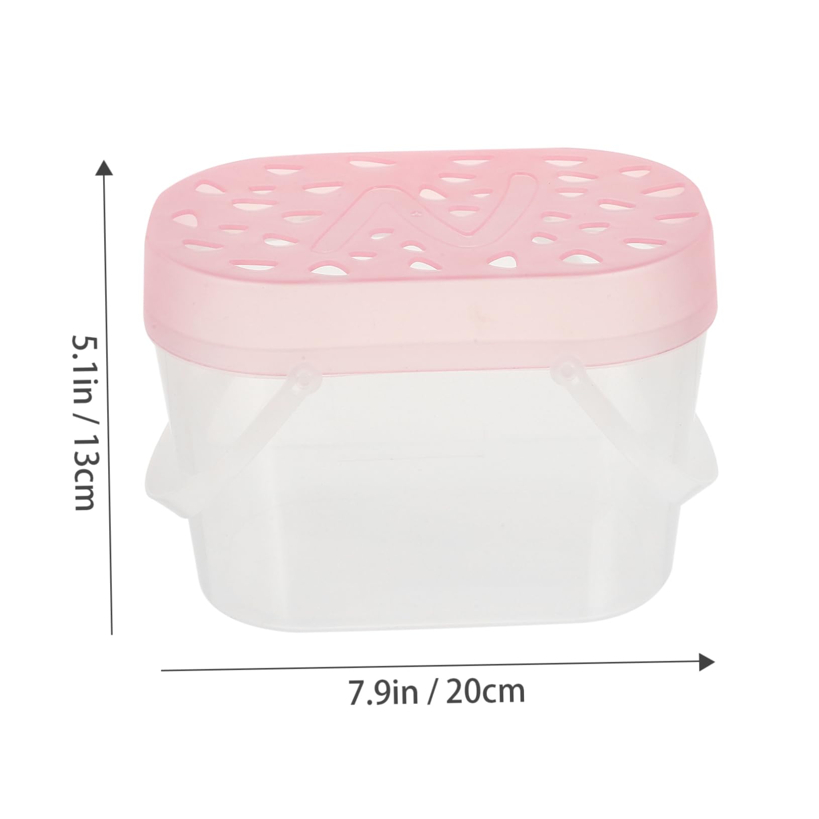 Happyyami 2pcs Turtle Cases and Hamster Boxes Portable Pet Carrying Containers for Travel Hiking Shopping and