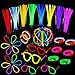AIVANT Glow Sticks Bulk Party Supplies | 60 PCS 8 Inch Glowsticks with Connectors for Eyeglasses Balls Butterflies | Glow in the Dark Light Up Sticks Party Favors Decorations