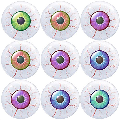 144 Spooky Eye Balls Halloween 30mm School Reward Stickers Teacher, Parent,