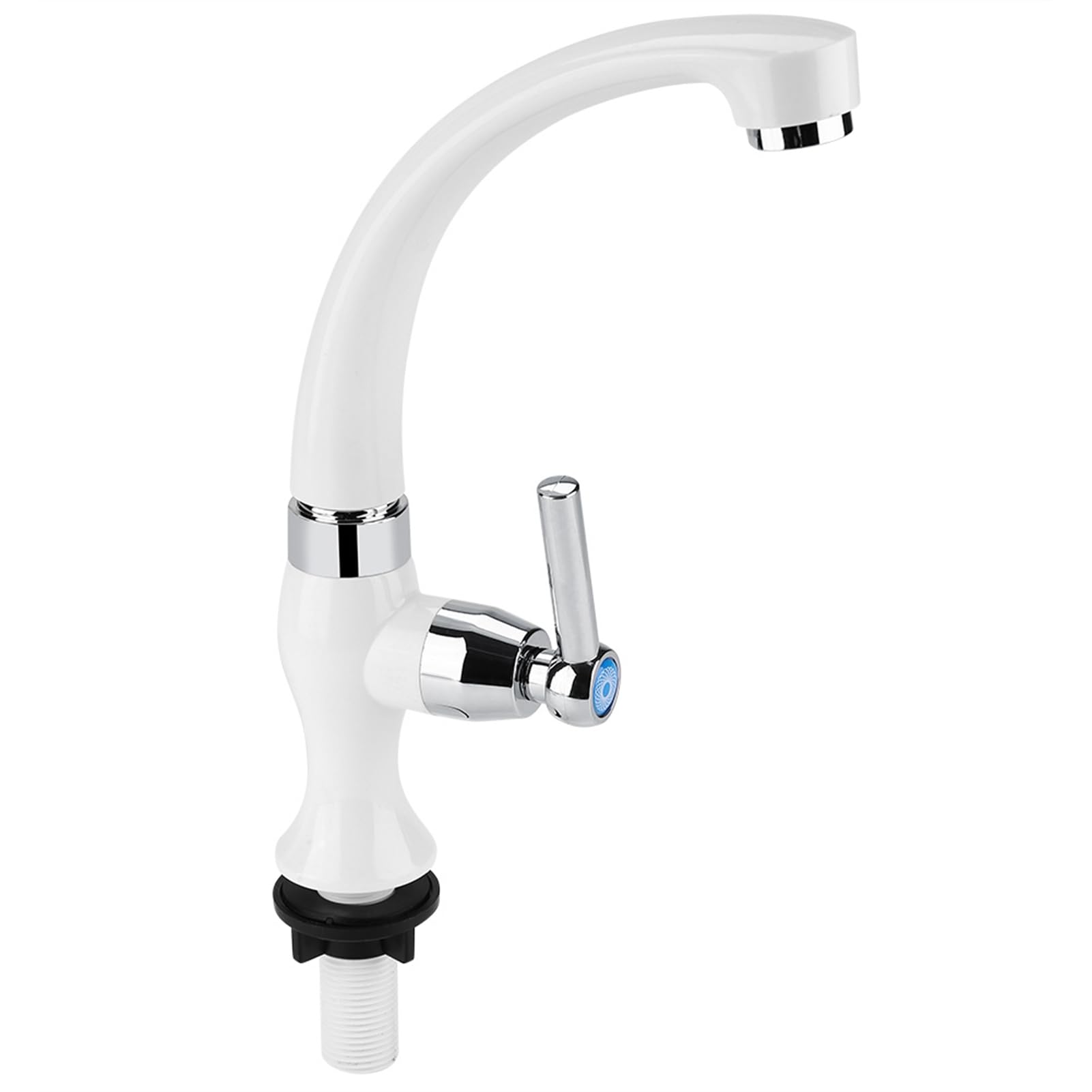 ABS Plastic Single Cold Faucet Sink Basin Water Tap Bathroom Basin Kitchen Sink Accessories G1 2 for Bathroom — view 5