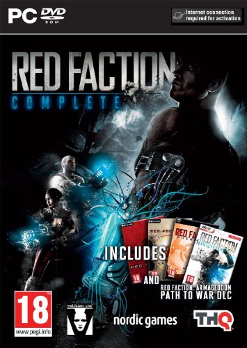 Red Faction COMPLETE 5 PC Game Collection Red Faction, Red Faction 2, Guerrilla, Armageddon & Armageddon Path to War DLC