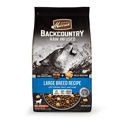 Merrick Backcountry Raw Infused Grain Free Dry Dog Food Large Breed Recipe - 10.0 lb Bag