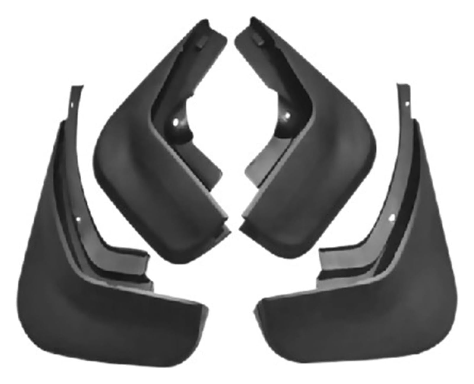 Garde-boue Citroën C4L C4 Berline protection bavettes auto avant arrière 4pcs - 6
