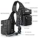 CVLIFE Tactical Sling Bag Pack Military Sling Backpack Molle Range Bag Day Pack with Padding Pocket