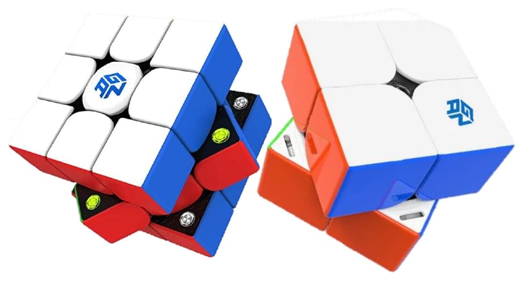 GAN Advance Package: 251 M Pro 2x2 & 356 M Standard Magnetic Speedcubes (With Extra GES)