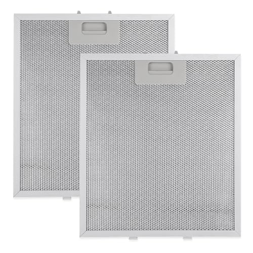 SGZIOO Cooker Hood Filter 320 x 260 mm, Universal Extractor Fan Filters Metal, Aluminum Cooker hood Filters, Cooker Hood Filter Replacement for Mesh Hood Vent Filter