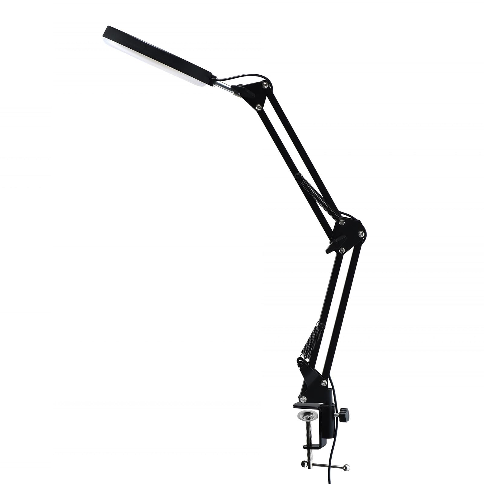Lampe de Réparation LED, 3 Couleurs, Loupe 10X avec luminosité Réglable, Verre en Acier Inoxydable pour la Lecture de Livres (BLACK)