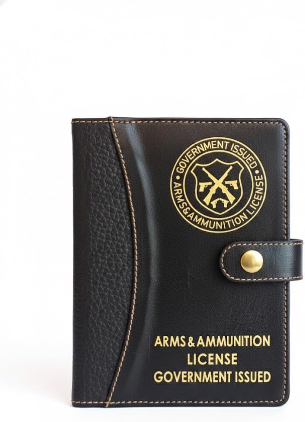 Gun Arms Licence Holder Cover (Before Order Please Check Your Licence Cover Size Properly) (Big)