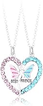 Butterfly Love Necklace Stitching Magnet Stone Necklace Alloy Drip Oil Drilling Necklace Necklaces Bff Cap Friendship