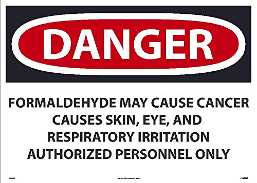 Panneau danger Formaldéhyde pour l'organisation des labos