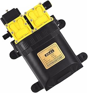 Bomba de esgoto de barco 12v 125psi 9l/min Bomba elétrica agrícola bomba de alimentação dupla micro bomba de transferência de diafragma de alta pressão (tamanho: refluxo de 12v)