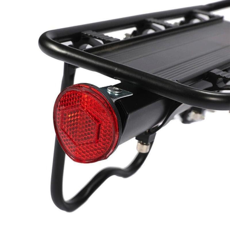 Portapacchi Bici Posteriore,Accessori apparecchiature in Bicicletta Supporto Regolabile,Seggiolino Universale in Alluminio, Carrier Rack con riflettore, carico Massimo 55 kg,per MTB 26-29 Pollici