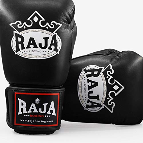 Formazione Guanti di Lotta, può Essere Utilizzato Come Sparring Guanto O Guanti da Sacco E di Addestramento (8 Once 10 Once 12 Once),Nero,12oz