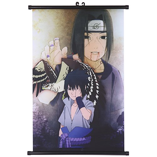 Uniquelover Naruto Anime Shippuden Fabric Wall Scroll Poster 16''x25.5'' Inches