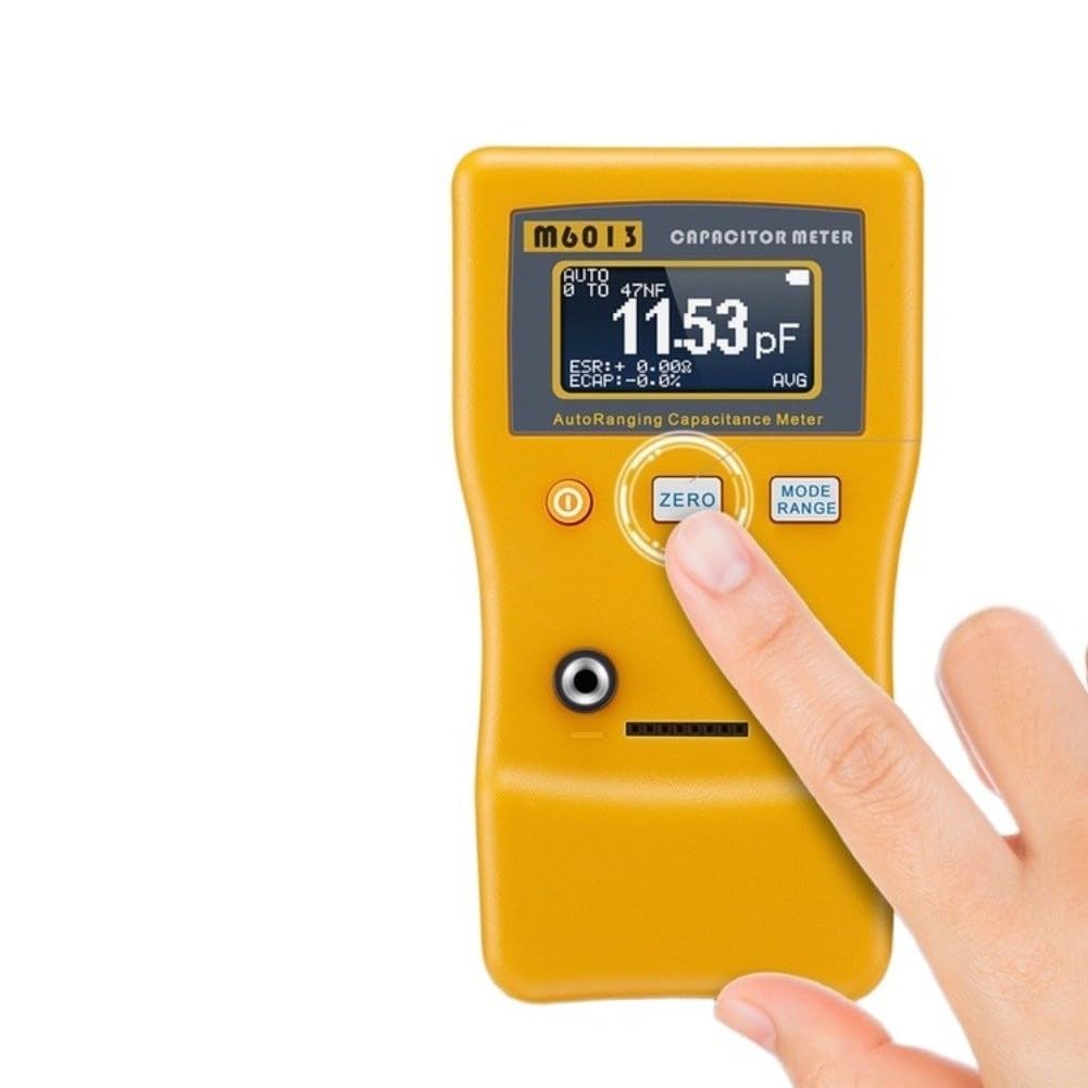 M6013 Digitales Kapazitätsmessgerät, automatische Reichweite, 5-stelliger USB-Tester für Heimwerker, schnelle Messung, 0,01 pF-470 mF, für Schaltkreistests, Wartung