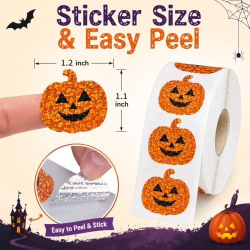 Oeyliz Halloween Pumpkin Stickers Pumpkin Decorating Stickers - image 3