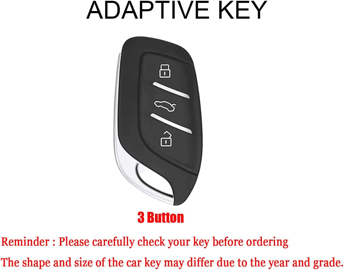 HIBEYO ABS Key Fob Cover for MG ZS EV MG6 EZS HS EHS MG6 Marvel X Marvel R for Roewe I5 I6 RX3 RX5 RX8 ERX5 EI5 Accessories with Keychains Car Key Case Cover Protector-Red