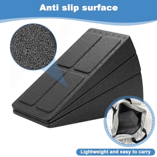 3Pcs Planches d'Étirements Mollets Mousse EPP Anti-Dérapant, Planche Inclinée Léger et Pratique avec Bloc Wedge, Équipement Fitness Slant Board Réglable pour Squat, Rééducation & Flexibilité Mollet – Image 4