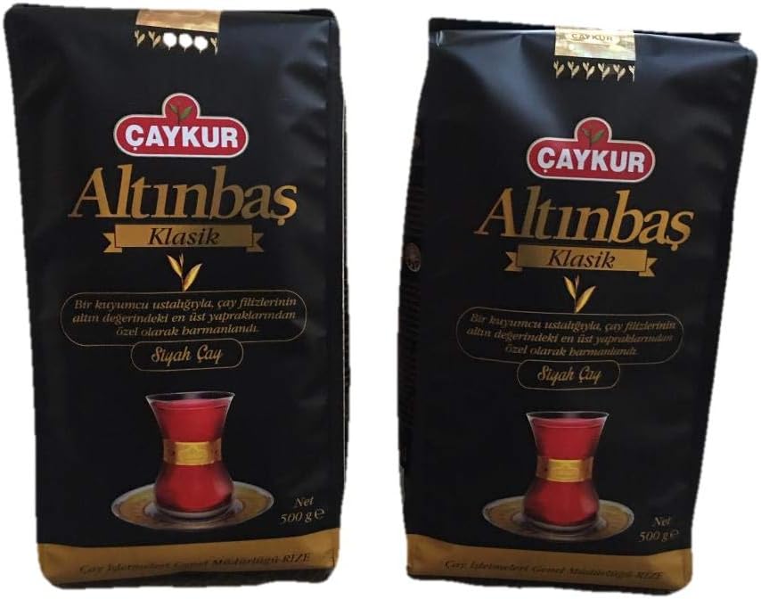 Turkish Tea Caykur Tea Loose Leaf Altinbas Classic Black Tea 17.5 OZ â€“ 2 pack