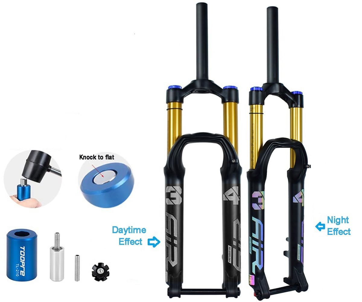 Amazon.co.jp: マウンテンバイク用フロントフォーク、ストレートステア
