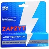 ZAPZYT Maximum Strength 10% Benzoyl Peroxide Acne Treatment Gel Pack of (1)