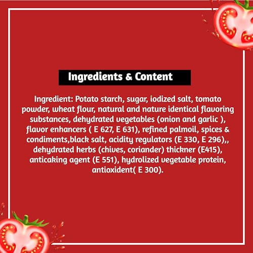 Image of Chaizup Premium 1 Min Instant Tomato Chatpata Soup - 30 Sachets | Tomato Flavored Soup | 30 Servings | 600g