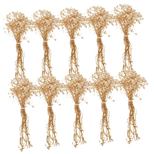 Ramos de flor babysbreath seca para decoración natural miniatura 1
