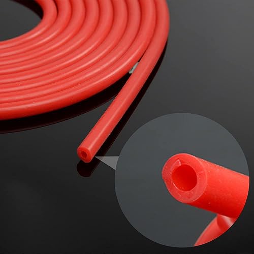 Miniatura 10 de Kit de manguera de radiador de silicona compatible con Subaru Impreza GC8 GF8 STI EJ20 WRX 1996-2000 1997 1998 1999 rojo