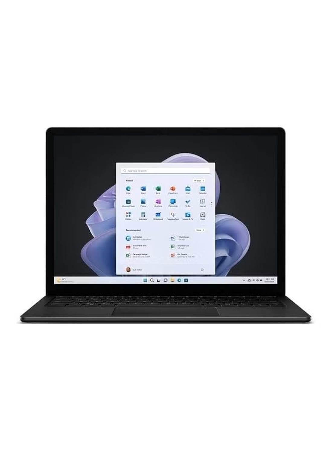 2022 Microsoft Surface Laptop 5 con Intel Core i7-1255U (13,5-pollici, 16GB RAM, 256GB SSD) (QWERTY Inglese) Nero (Ricondizionato)